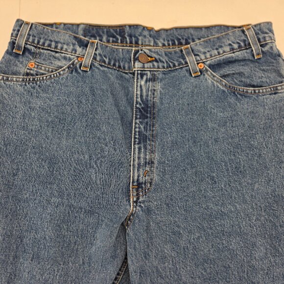 VTG Levis Jeans 560 Loose Fit Tapered Leg Orange Tab 90s Men’s Size 36x32 - Picture 3 of 11